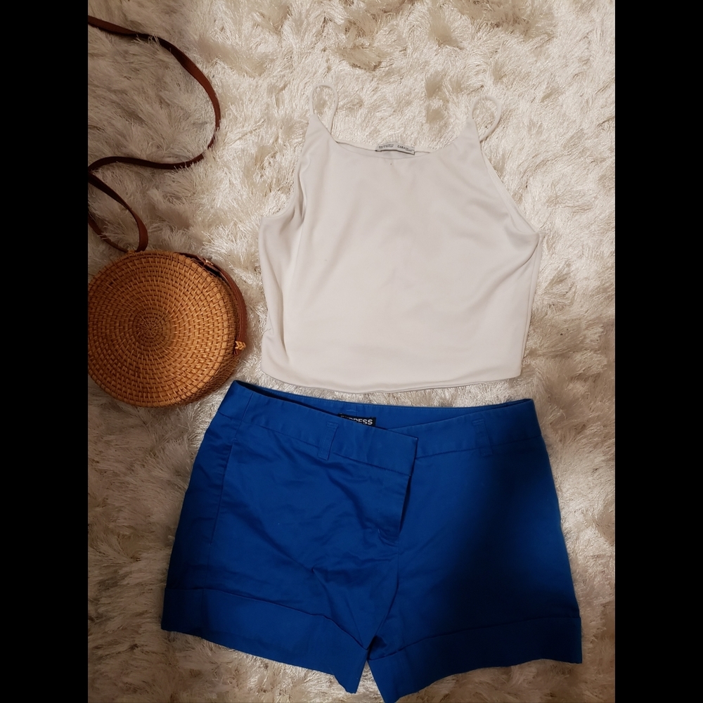 Off White Crop Top